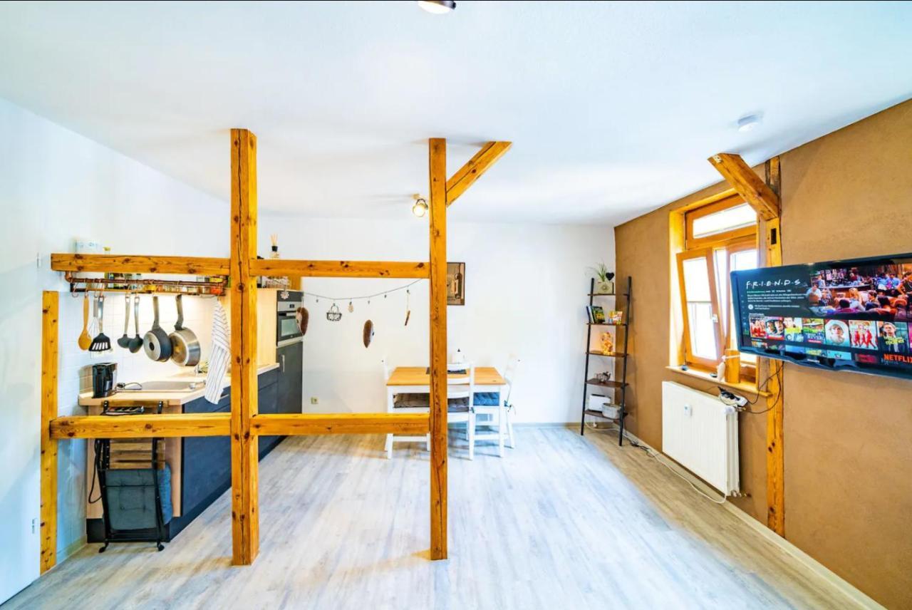 Fewo Janks I 11A-N3 I Apartment In Holz Und Lehm Witzenhausen Esterno foto